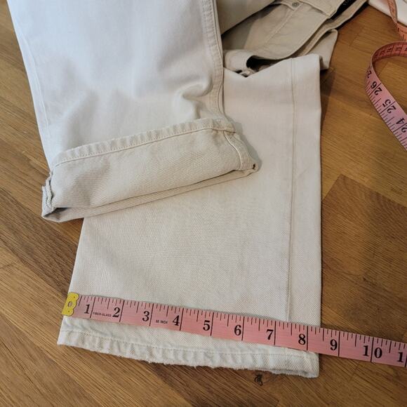 Hudson Jade Loose-Fit Straight Peyote Dip-Dye Jean Neutral Ombre Wash 31 - Picture 15 of 16